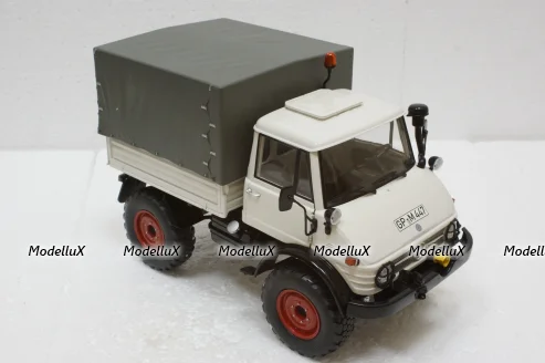 Mercedes Unimog 406, grey, 450044600, Schuco  1:18