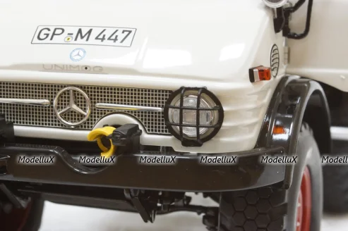 Mercedes Unimog 406, grey, 450044600, Schuco  1:18