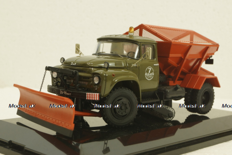 Зил-130 ПР-130 Пескоразбрасыватель, 1977, 113024, РЕПЛИКА DiP Models 1:43