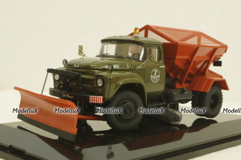 Зил-130 ПР-130 Пескоразбрасыватель, 1977, 113024, РЕПЛИКА DiP Models 1:43