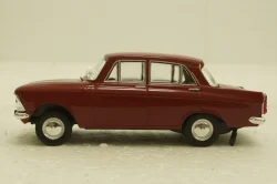 Москвич-408, красный,  Автолегенды СССР №14, 1:43 с журналом! (ДЕФЕКТ)