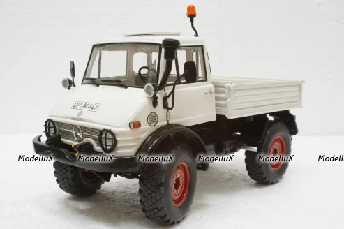 Mercedes Unimog 406, grey, 450044600, Schuco  1:18