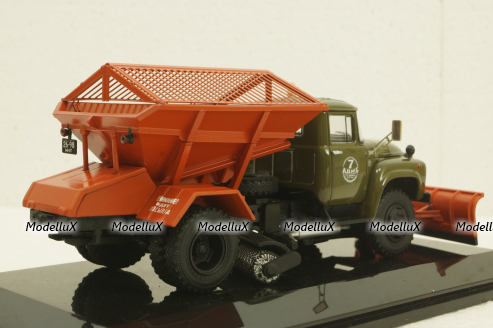 Зил-130 ПР-130 Пескоразбрасыватель, 1977, 113024, РЕПЛИКА DiP Models 1:43