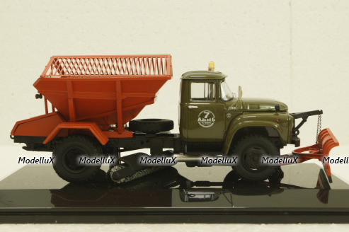Зил-130 ПР-130 Пескоразбрасыватель, 1977, 113024, РЕПЛИКА DiP Models 1:43