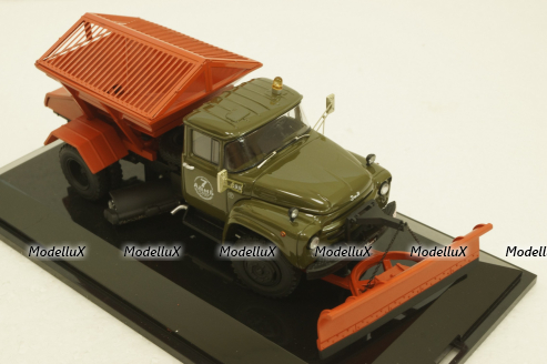 Зил-130 ПР-130 Пескоразбрасыватель, 1977, 113024, РЕПЛИКА DiP Models 1:43