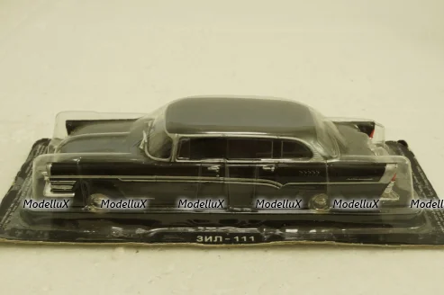 Зил-111 лимузин 1959, черный, Автолегенды СССР №42, DeAgostini 1:43