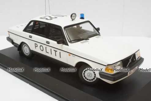Volvo 240 GL, 1986, Politi Danmark, 155171495, Minichamps 1:18