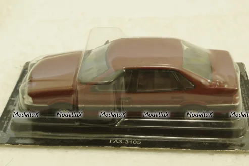 Газ-3105 Волга, бордовый, (Запечатанный) Автолегенды СССР №98, 1:43