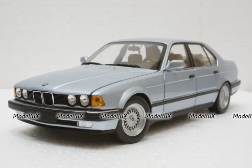 BMW 730i (E32) 1986 light blue, 100023008, Minichamps 1:18