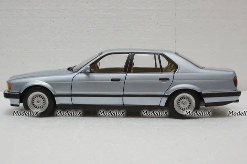 BMW 730i (E32) 1986 light blue, 100023008, Minichamps 1:18