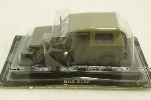 Газ-69, хаки с тентом,  Автолегенды СССР №13, 1:43