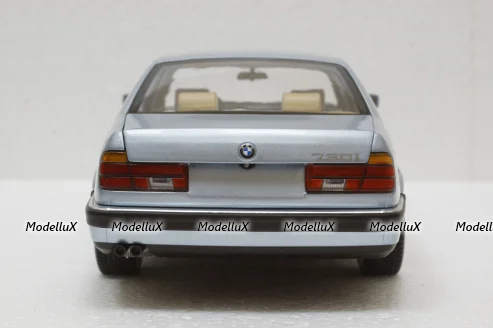 BMW 730i (E32) 1986 light blue, 100023008, Minichamps 1:18