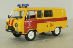Уаз-396259 АГС "Буханка" Аварийная газовая служба, Автомобиль на службе 4, Deagostini 1:43