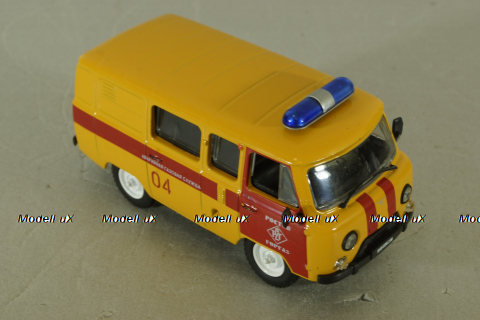 УАЗ-396259 АГС "Буханка" Аварийная газовая служба, Автомобиль на службе 1:43