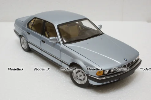 BMW 730i (E32) 1986 light blue, 100023008, Minichamps 1:18