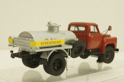 Газ-52 МЗ-3607 Автомобиль-заправщик, Автопром 50 лет 1974 г, 105229, РЕПЛИКА DiP Models 1:43