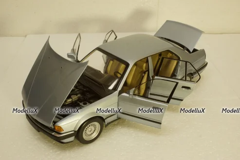 BMW 730i (E32) 1986 light blue, 100023008, Minichamps 1:18