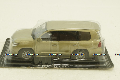 Lexus LX570, gold, Cуперкары №, 1:43