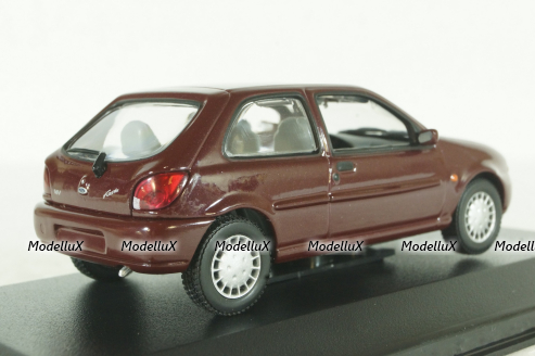 Ford Fiesta 1996 dark red,  Minichamps 1:43