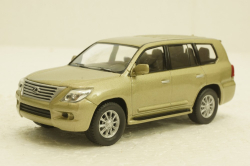 Lexus LX570, gold, Cуперкары №, 1:43