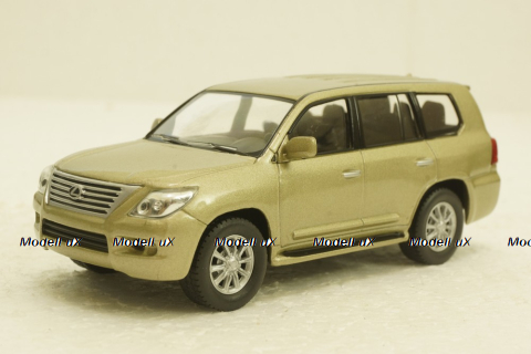 Lexus LX570, gold, Cуперкары №, 1:43
