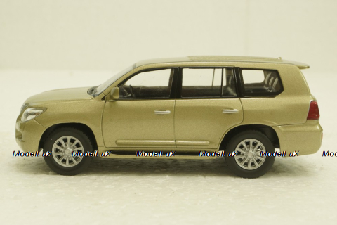 Lexus LX570, gold, Cуперкары №, 1:43