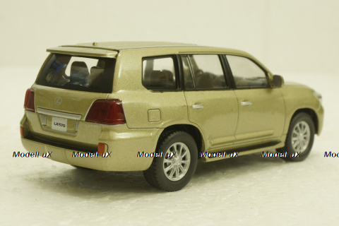 Lexus LX570, gold, Cуперкары №, 1:43