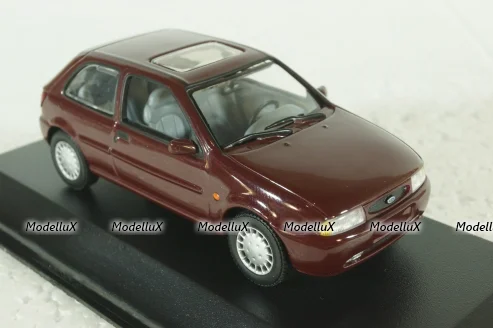 Ford Fiesta 1996 dark red,  Minichamps 1:43