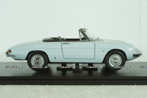 Alfa Romeo 1600 Duetto Spider 1966, blue celeste, 18120002, TOURING 1:18