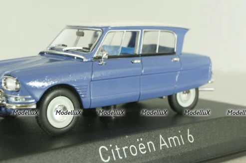 Citroen Ami 6 1967, blue, 153505, Norev 1:43