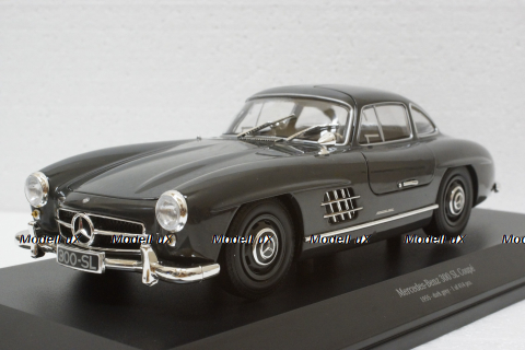 Mercedes 300SL W198, 1955, Dark Grey, 110037219, Minichamps 1:18