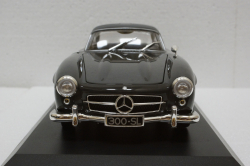 Mercedes 300SL W198, 1955, Dark Grey, 110037219, Minichamps 1:18