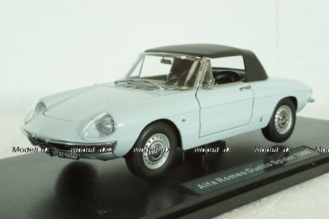 Alfa Romeo 1600 Duetto Spider 1966, blue celeste, 18120002, TOURING 1:18