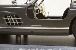 Mercedes 300SL W198, 1955, Dark Grey, 110037219, Minichamps 1:18