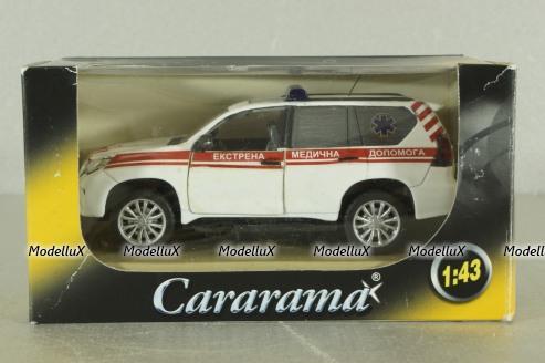 Toyota Prado 150 Медична допомога, білий, SAL003, Salah43 1:42