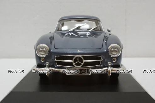 Mercedes 300 SL (W198), 1955, Light Blue, 110037220, Minichamps 1:18