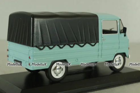 ZUK A-03 бортовой c тентом, голубой, RIegi Idok Legendas Autoi #46,  Deagostini 1:43