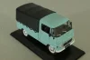 ZUK A-03 бортовой c тентом, голубой, RIegi Idok Legendas Autoi #46,  Deagostini 1:43