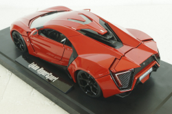 Lykan Hypersport red, Fast Furious, Jada 1:18