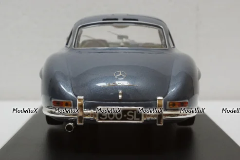 Mercedes 300 SL (W198), 1955, Light Blue, 110037220, Minichamps 1:18