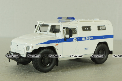 Газ-233036 "Тигр" Милиция 2005, Автомобиль на службе №29, 1:43