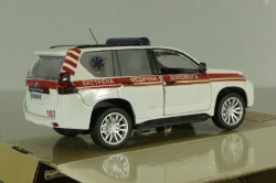 Toyota Prado 150 Медична допомога, білий, SAL003, Salah43 1:42