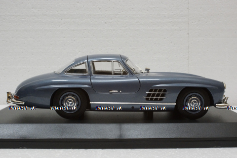 Mercedes 300 SL (W198), 1955, Light Blue, 110037220, Minichamps 1:18