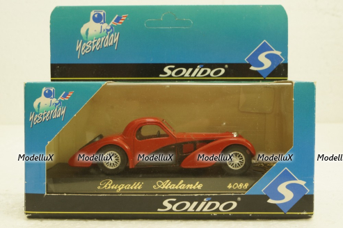 Bugatti Atalante, red, 4088, Solido 1:43