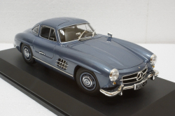 Mercedes 300 SL (W198), 1955, Light Blue, 110037220, Minichamps 1:18