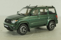 Уаз Patriot (УАЗ-3163) зеленый , Автолегенды СССР №283, DeAgostini 1:43