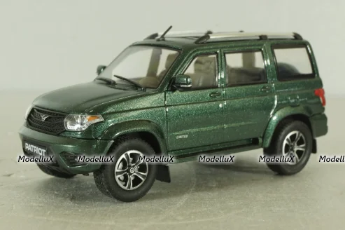 Уаз Patriot (УАЗ-3163) зеленый , Автолегенды СССР №283, DeAgostini 1:43