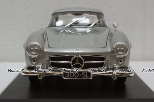 Mercedes 300SL W198, 1955, Silver, 110037210, Minichamps 1:18