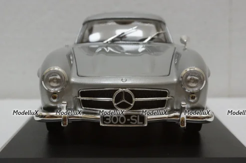 Mercedes 300SL W198, 1955, Silver, 110037210, Minichamps 1:18