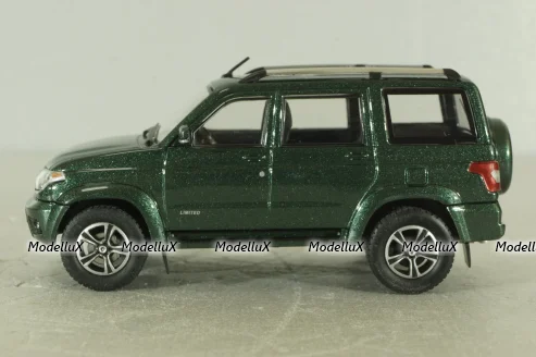 Уаз Patriot (УАЗ-3163) зеленый , Автолегенды СССР №283, DeAgostini 1:43